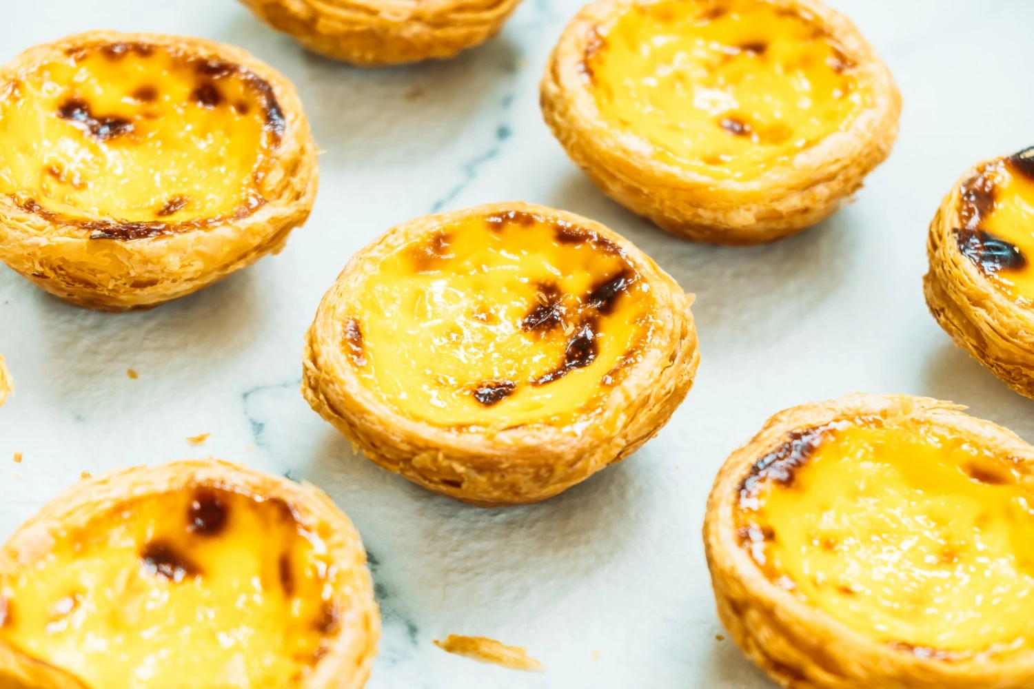 Baked Custard Tarts - Arummi