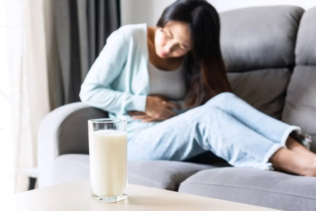 women having secondary lactose intolerance