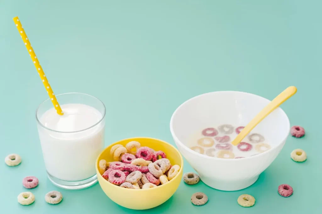 cereal and milk are fortified foods